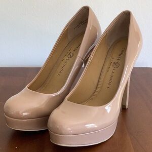 Chinese Laundry Wonder Platform Dress Heels, Nude size 8